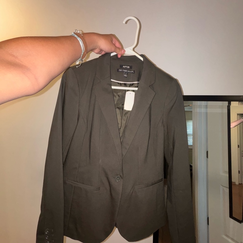 Apt. 9 Women's Khaki Green Blazer